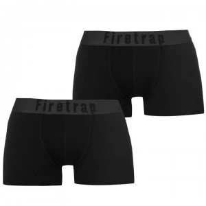 Firetrap 2 Pack Trunks Mens - Black / Black