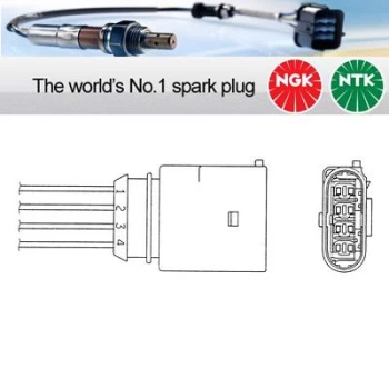 1x NGK NTK Oxygen O2 Lambda Sensor OZA659-EE32 OZA659EE32 (1614)