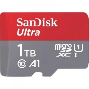 SanDisk Ultra microSDXC card 1TB Class 10, UHS-I incl. SD adapter