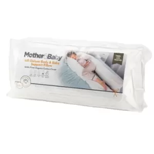 Mother&Baby Organic Cotton 12ft Deluxe Body and Baby Support Pillow