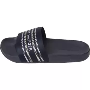 Tommy Jeans Tommy Webbing Slide - Blue