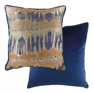 Inca Jacquard Cushion Royal, Royal / 56 x 56cm / Polyester Filled