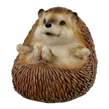 Naturecraft Figurine - Hedgehog Curled Up