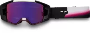 FOX Vue Detonate Mirrored Motocross Goggles, black, black, Size One Size