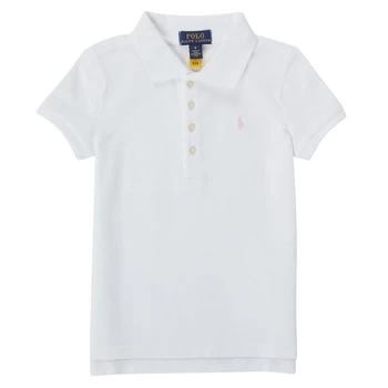 Polo Ralph Lauren TOULLA Girls Childrens polo shirt in White - Sizes 7 years,8 / 9 years,10 / 11 years,12 / 14 years