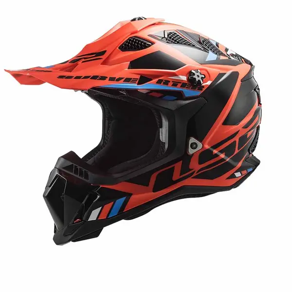 LS2 MX700 Subverter Stomp Fluo Orange Black Offroad Helmet Size S