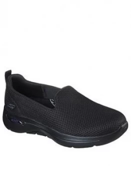 Skechers Go Walk Arch Fit Grateful Plimsoll - Black