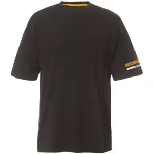 Caterpillar Mens Essentials Lightweight Cotton Blend T Shirt XXL - Chest 47-49' (119-124cm)