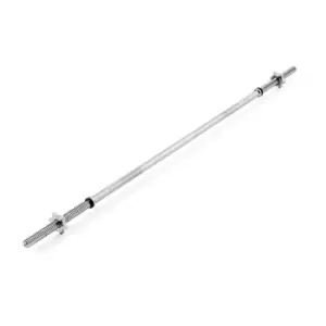 York 5ft Chrome Knurled Bar Inner Collars