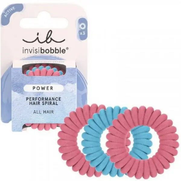 Invisibobble Power Performance Hair Spiral Rose and Ice