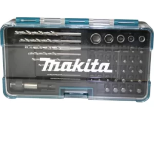 Makita 48 Piece Hss-G Drill Bit and Socket Set