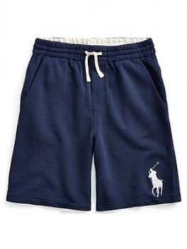 Ralph Lauren Boys Big Pony Jersey Short - Navy, Size 18-20 Years, XL