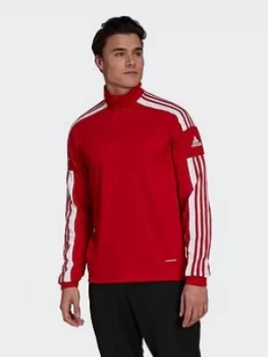 adidas Squadra 21 Training Top, Red/White, Size L, Men