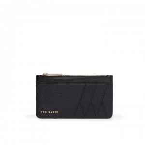 Ted Baker Allexaa Bow Leather Card Holder - black