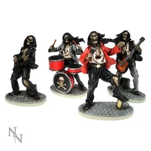 One Hell Of A Band Skeleton Figurine