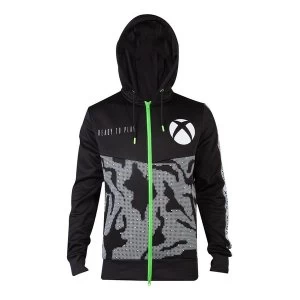 Microsoft - Tech All-Over Print Mens Small Hoodie - Black