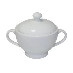 Facilities Sugar Bowl and Jug Fine Bone China White 097680