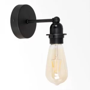 Cambourne Black Steampunk Wall Light