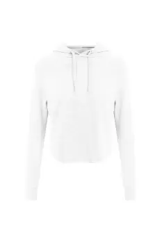 Just Cool Cross Back Cropped Hoodie