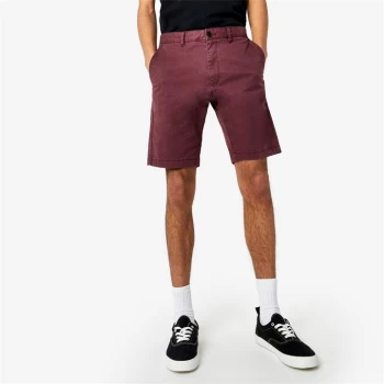 Jack Wills Slim Chino Shorts - Damson