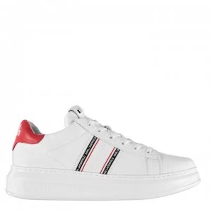 Karl Lagerfeld Kapri Stripe Trainers - White Lthr