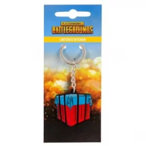 Playerunknowns Battlegrounds Metal Keychain Loot Crate