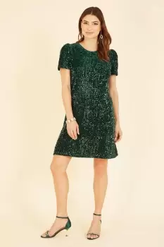 Green Sequin Tunic