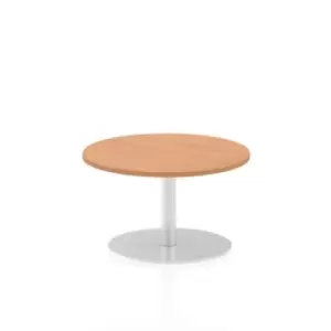 Italia Poseur Table Round 600 Top 475 High Oak