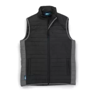 Tough Grit 2-Tone Body Warmer Black / Charcoal - M