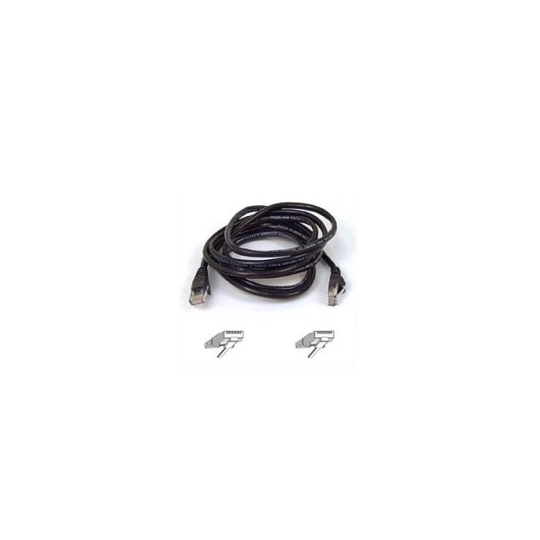 Belkin Cat5e Snagless UTP Patch Transmission Network Cable Black 3m