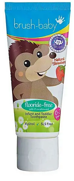 Brush Baby Fluoride Free Strawberry Toothpaste 50ml