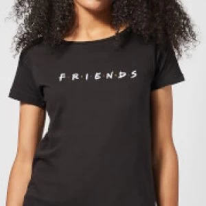 Friends Logo Womens T-Shirt - Black