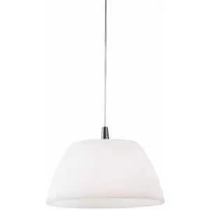 Kolarz Lighting - Kolarz MALMO - Lifestyle Glass Cylindrical Pendant Light Brushed Nickel, 1x E27