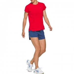 Asics Race Short Sleeve T Shirt Ladies - Red