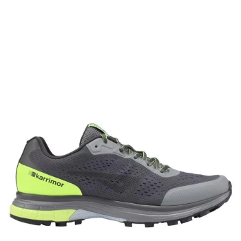 Karrimor Tempo Trail Mens Running Shoes - Grey/Lime