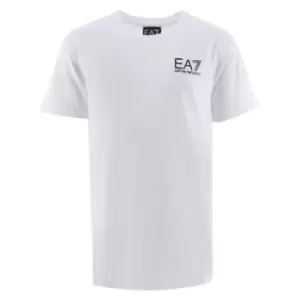 EA7 Kids White Logo T-Shirt