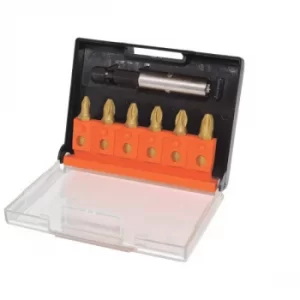 CK Tools T4569TINC Screwdriver 6 in 1 Bit Set TIN PZD