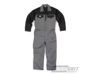 Tough Grit 535795 Zip-Front Coverall Charcoal XXL