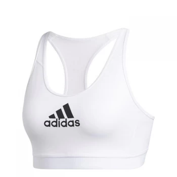 adidas Don't Rest Logo Bra - White/Black