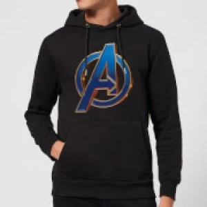 Avengers Endgame Heroic Logo Hoodie - Black - XL