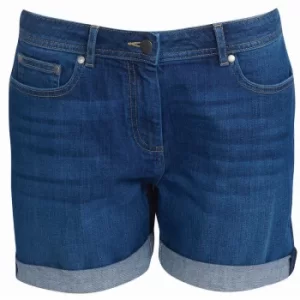 Barbour Womens Maddison Denim Shorts Authentic Wash 10