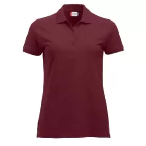 Clique Womens/Ladies Marion Polo Shirt (XL) (Burgundy)