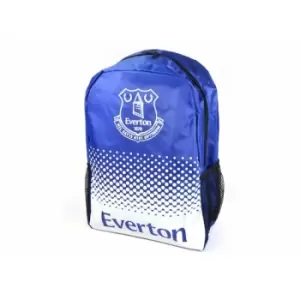 Everton Fc Official Football Fade Design Backpack (blue/White)