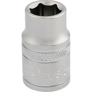 Draper 3/8" Drive Satin Finish Hexagon Socket Imperial 3/8" 3/8"