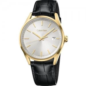 Calvin Klein Mens Formality Gold Plated Watch - K4M215C6