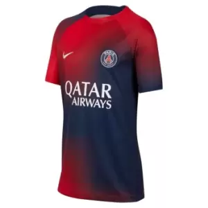 Nike Paris Saint Germain Pre Match Home Shirt 2023 2024 Juniors - Blue