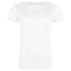 Awdis Womens/Ladies Cool Recycled T-Shirt (S) (Arctic White)