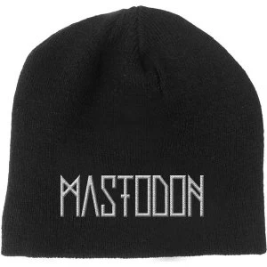 Mastodon - Logo Mens Beanie Hat - Black