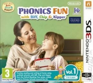 Phonics Fun with Biff Chip and Kipper Vol 1 Nintendo 3DS Game