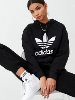 adidas Originals TRF Hoodie - Black, Size 14, Women